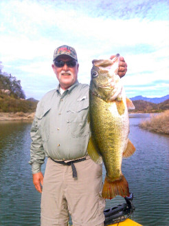 Steve Parks with his 12lb Comedero Giant