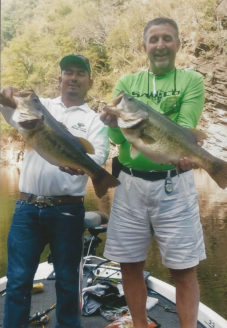 A Traxel client and his guide Pedro show off their Huites Bass