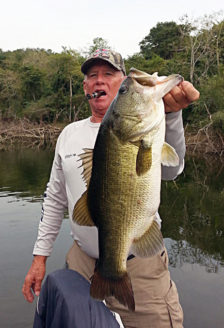 JW Peterson fishing bass in Mexico