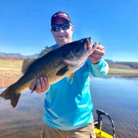 Stewart Beatty bass fishing in Mexico