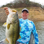 J. W. Peterson with 11.4 lb Comedero bass